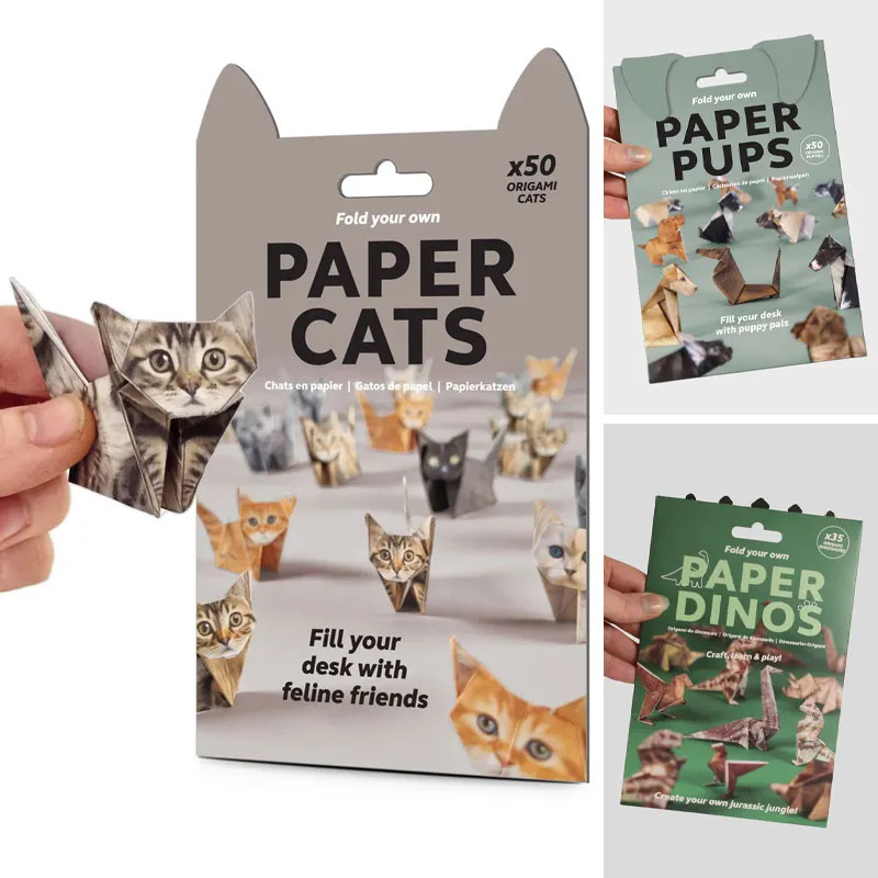 Art Craft Dinosaurs - Kertas Origami DIY Kreatif 50 Lembar,
