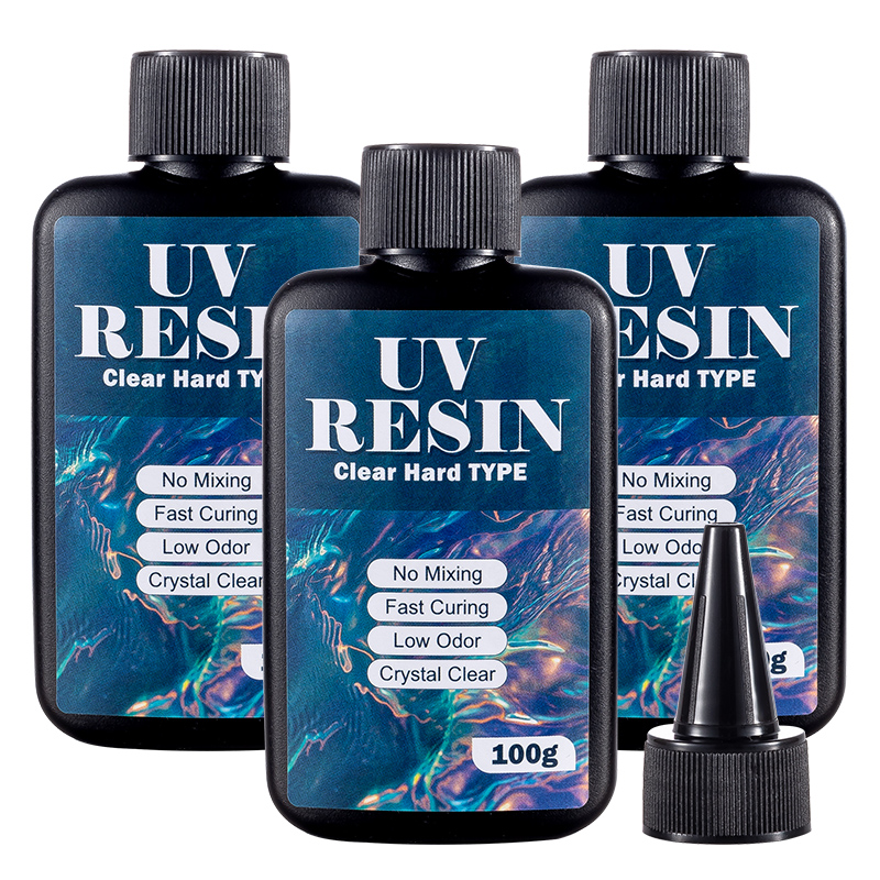 Art Craft Glue - 100/200/300g Resin UV Tipe Keras Kristal