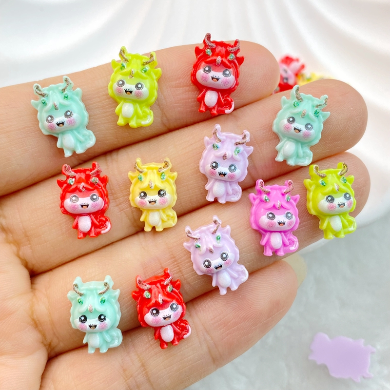 Art Craft Dinosaurs - 50 buah campuran baru seni kuku