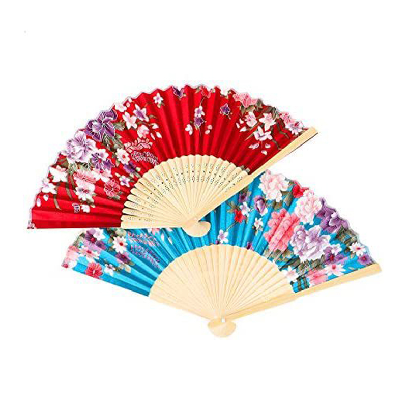 Art Craft Website - Kipas sutra gaya Jepang Tiongkok lipat