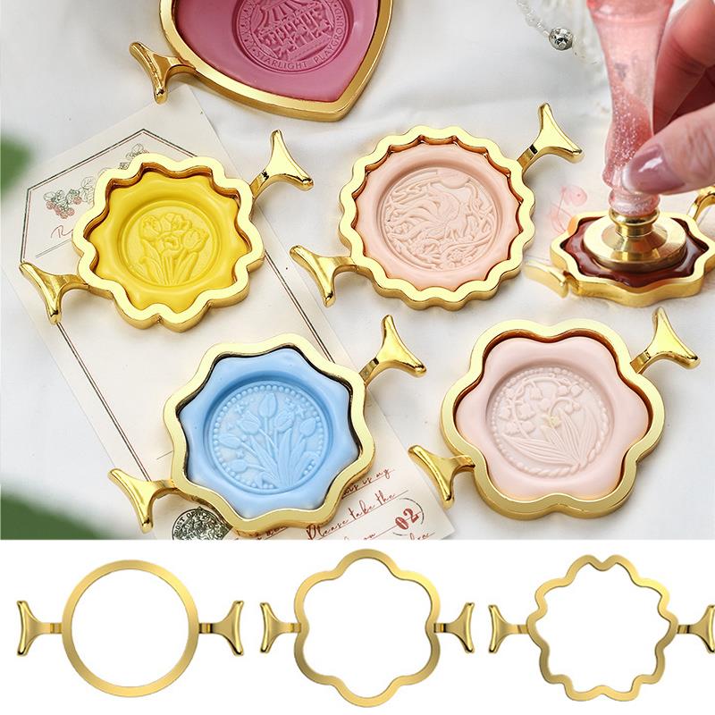 Batik Wax Kit - Cetakan Stempel Segel Lilin Logam dengan