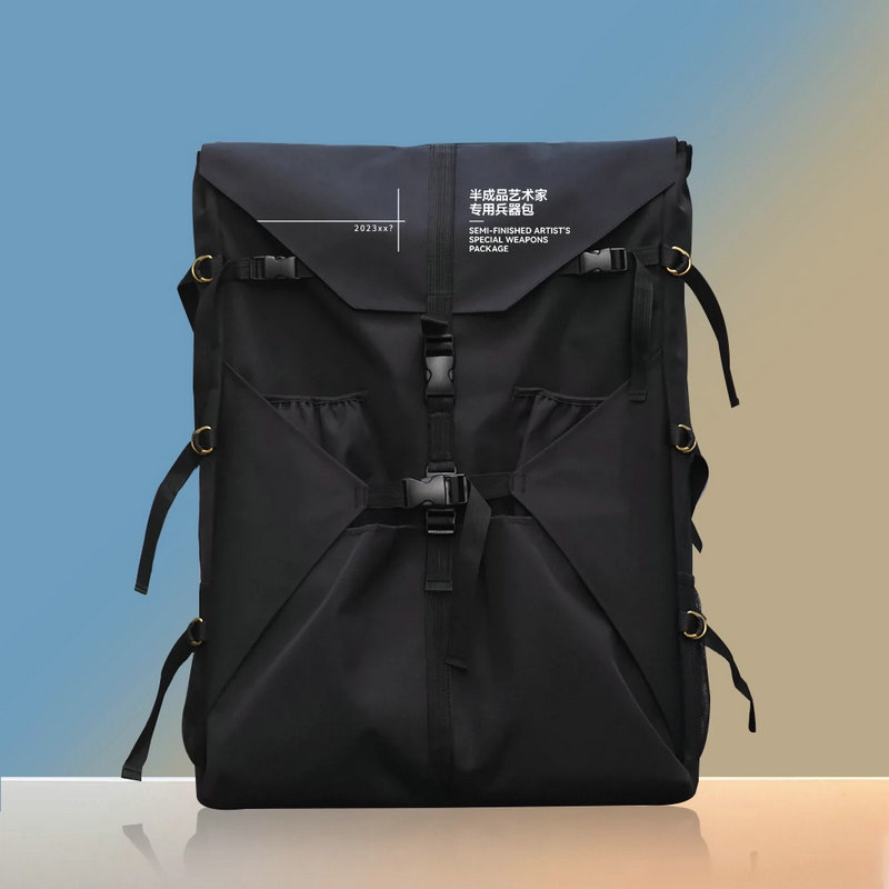 Art Portfolio Bag - Tas Seni Hitam Mode Papan Gambar