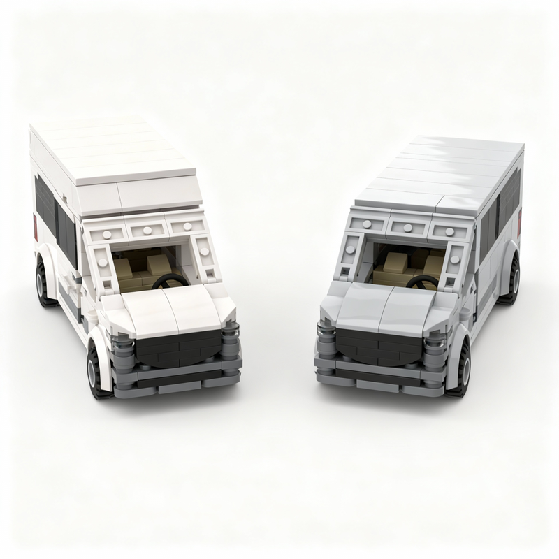 Art Craft Building - 539pcs MOC Mercedesss Sprinter City Model