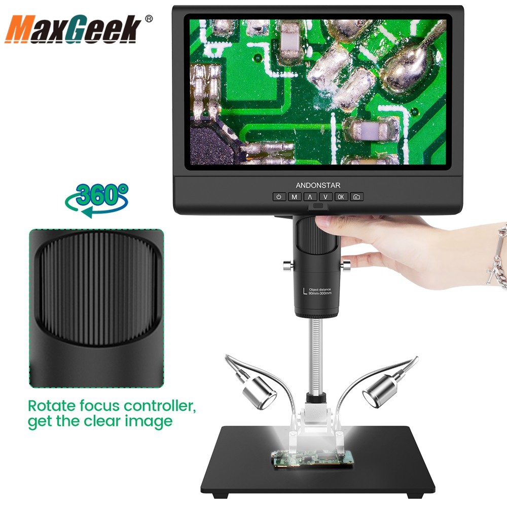Art Craft Video - Maxgeek Andonstar AD209 mikroskop Digital, layar