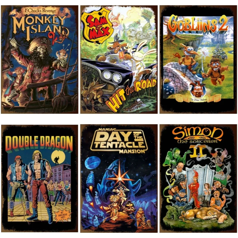 Art Craft Video - Papan Logam Game Klasik Era 80-an,