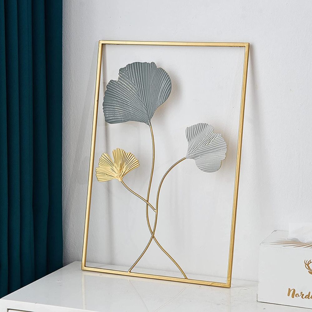 Art Craft Using Leaves - Ornamen Dekorasi Rumah Ruang Tamu Sofa