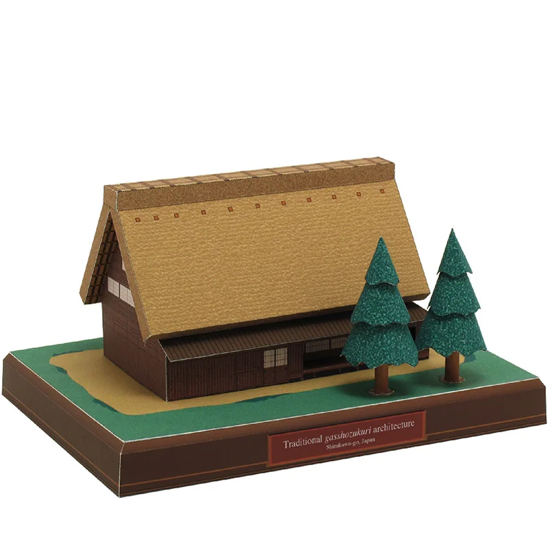 Art Craft Building - Pondok Jepang Gasshozukuri Mini 3D Model