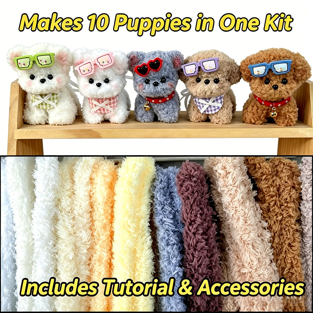 Art Craft Video - Kit Kerajinan Anak Anjing DIY dari