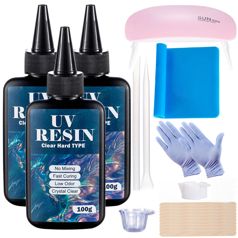 Art Craft Glue - 100g/250g bening Resin UV tipe keras