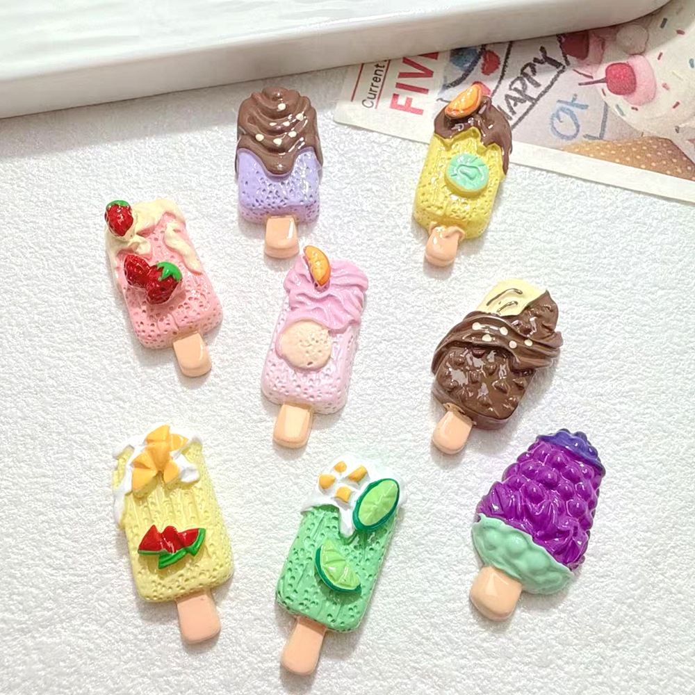 Art Craft Ice Cream - 10/100 pcs Miniatur Lucu Rumah Boneka