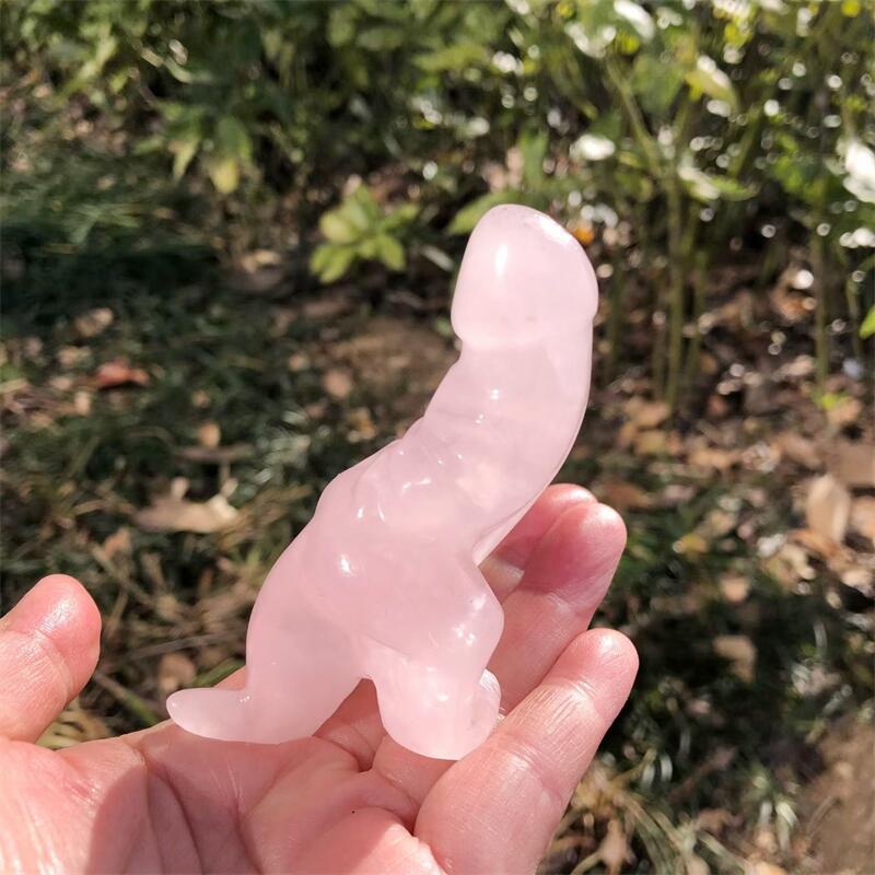 Art Craft Dinosaurs - 1 Buah Patung Reiki Kristal Penyembuhan