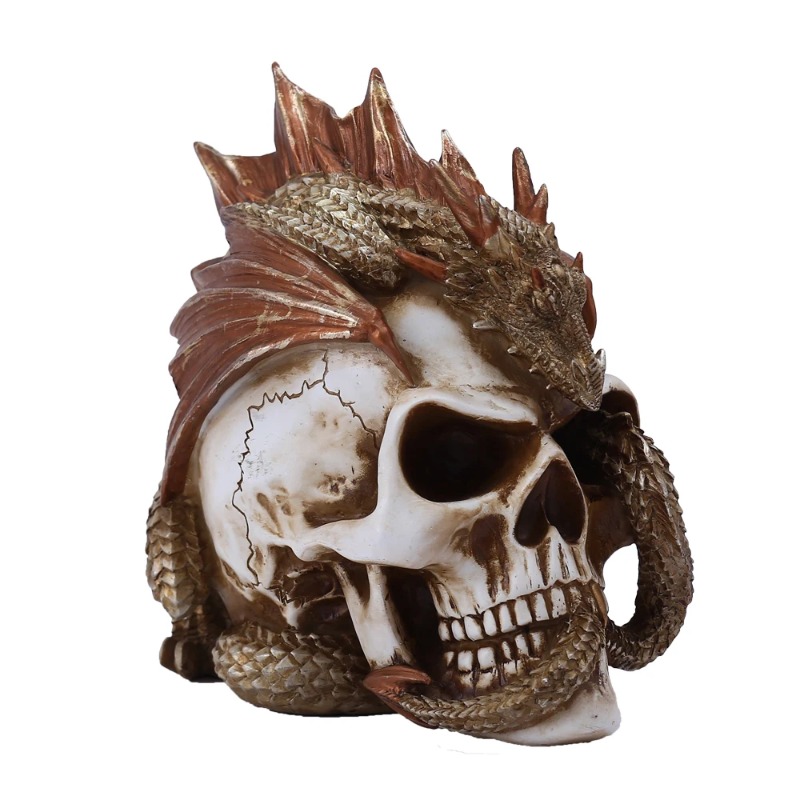 Patung Resin Naga Tengkorak -  - Art Craft Bar ulasan dan harga