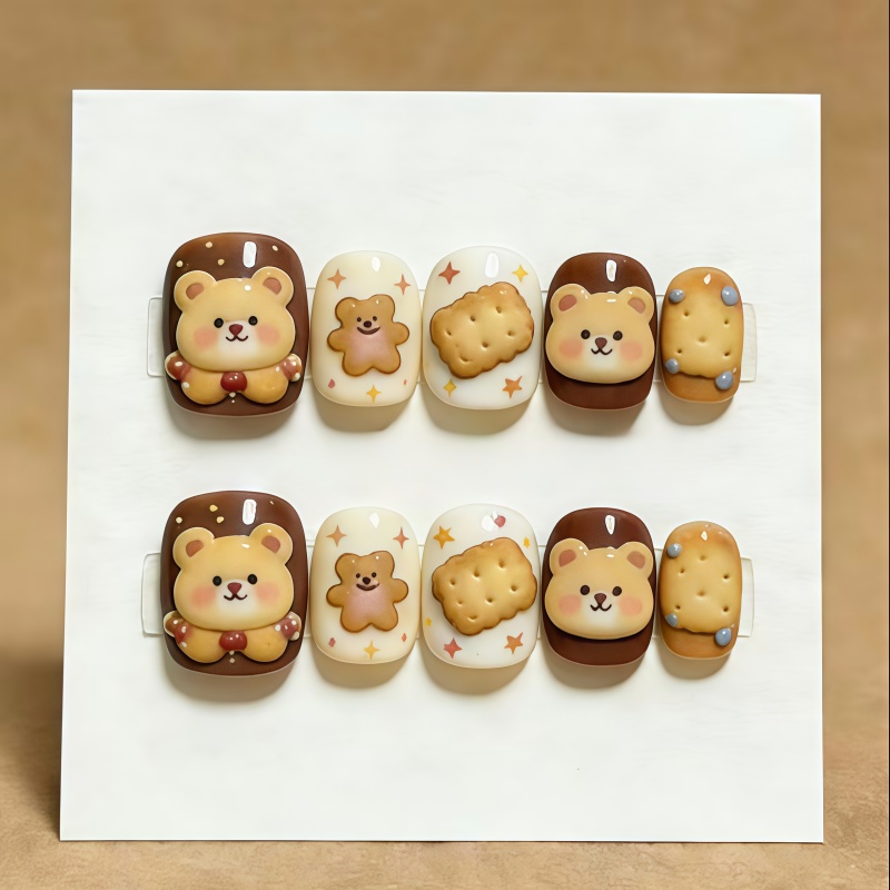 Set Cetakan Kue & Seni Kuku He - Art Craft Template ulasan dan harga