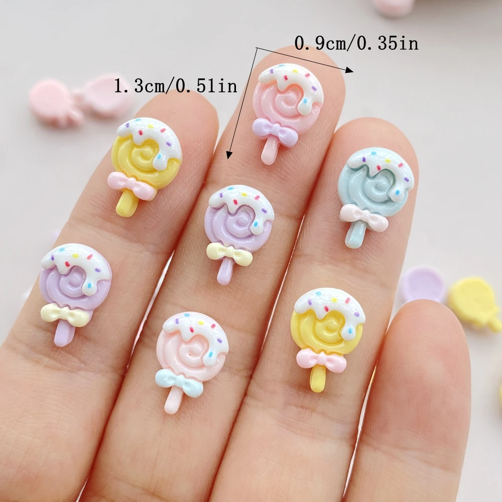 30 buah Resin warna-warni 3D M - Art Craft Ice Cream ulasan dan harga