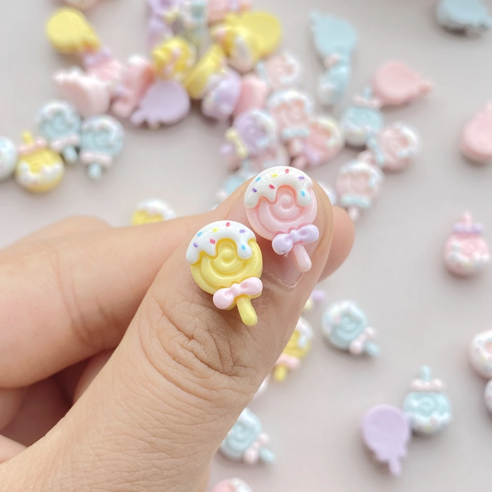30 buah Resin warna-warni 3D M - Art Craft Ice Cream ulasan dan harga