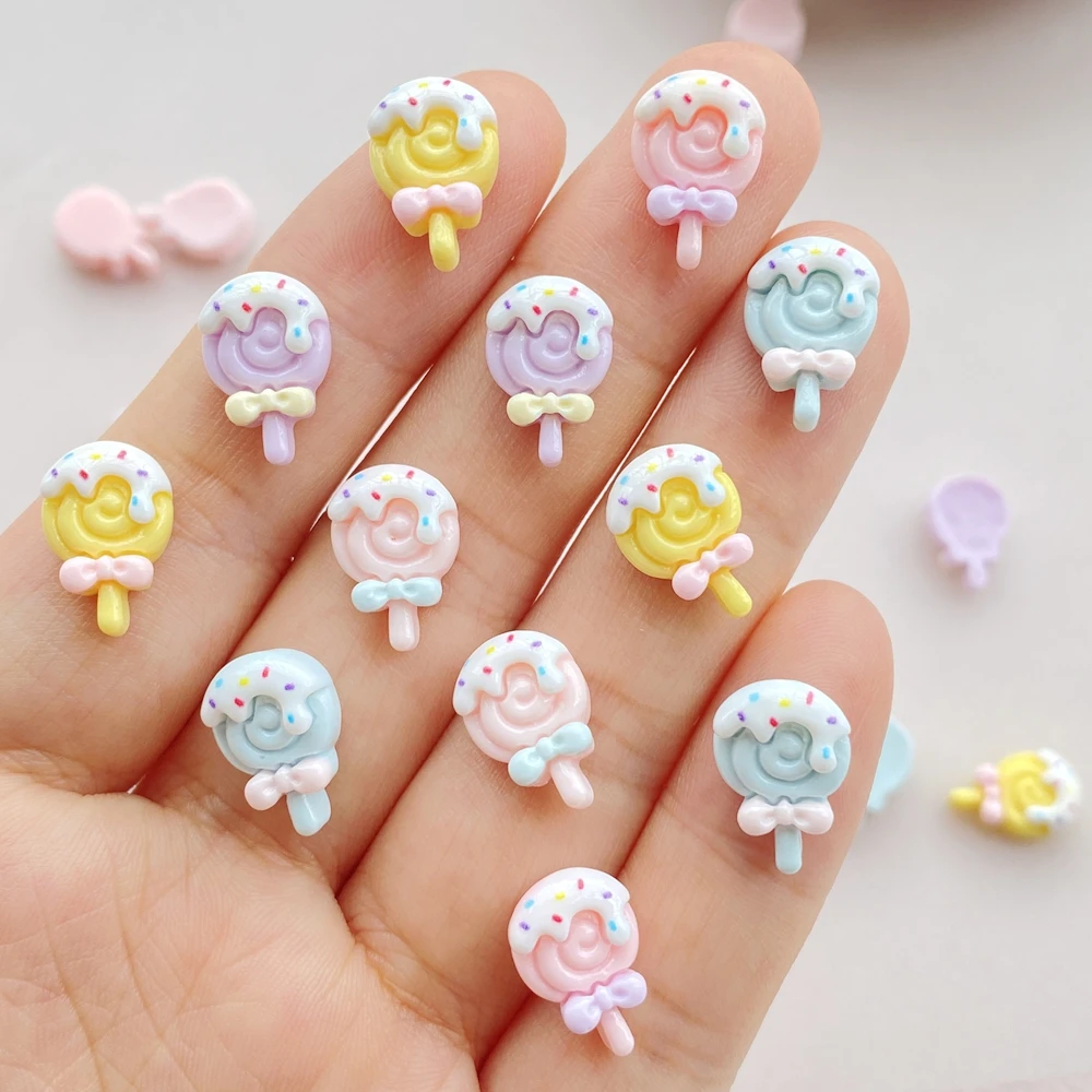 30 buah Resin warna-warni 3D M - Art Craft Ice Cream ulasan dan harga
