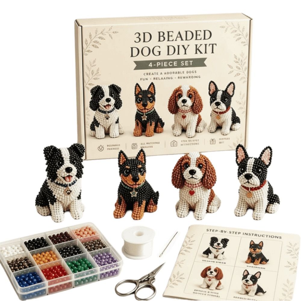 Kit Manik-Manik 3D Bentuk Hewa - Art Craft Kit ulasan dan harga