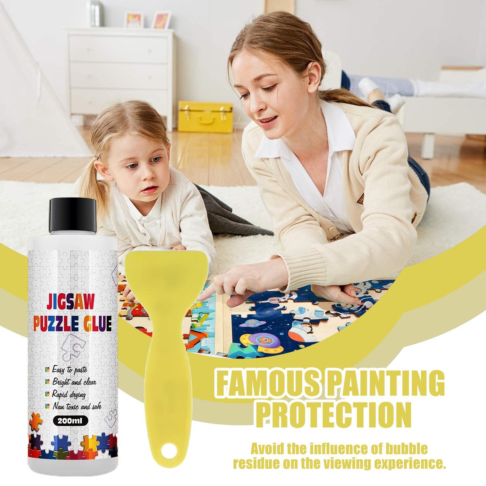 Lem puzzle khusus transparan u - Art Craft Glue ulasan dan harga