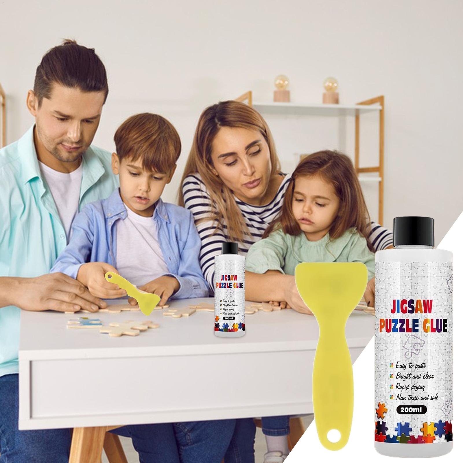 Lem puzzle khusus transparan u - Art Craft Glue ulasan dan harga