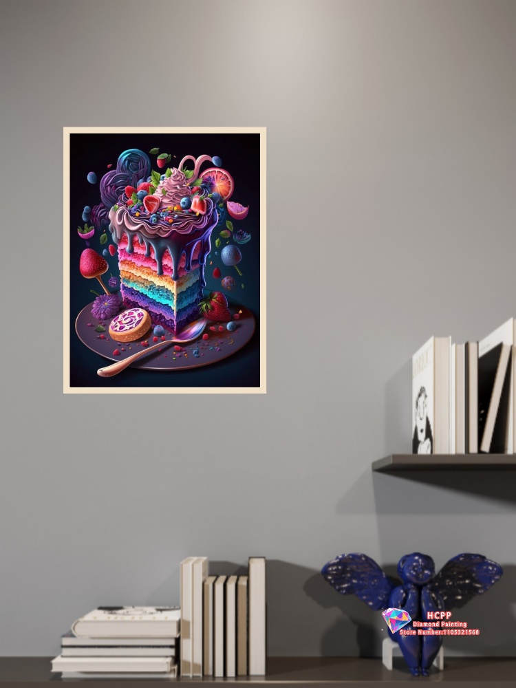 Kit Lukisan Berlian Makanan Ku - Art Craft Ice Cream ulasan dan harga
