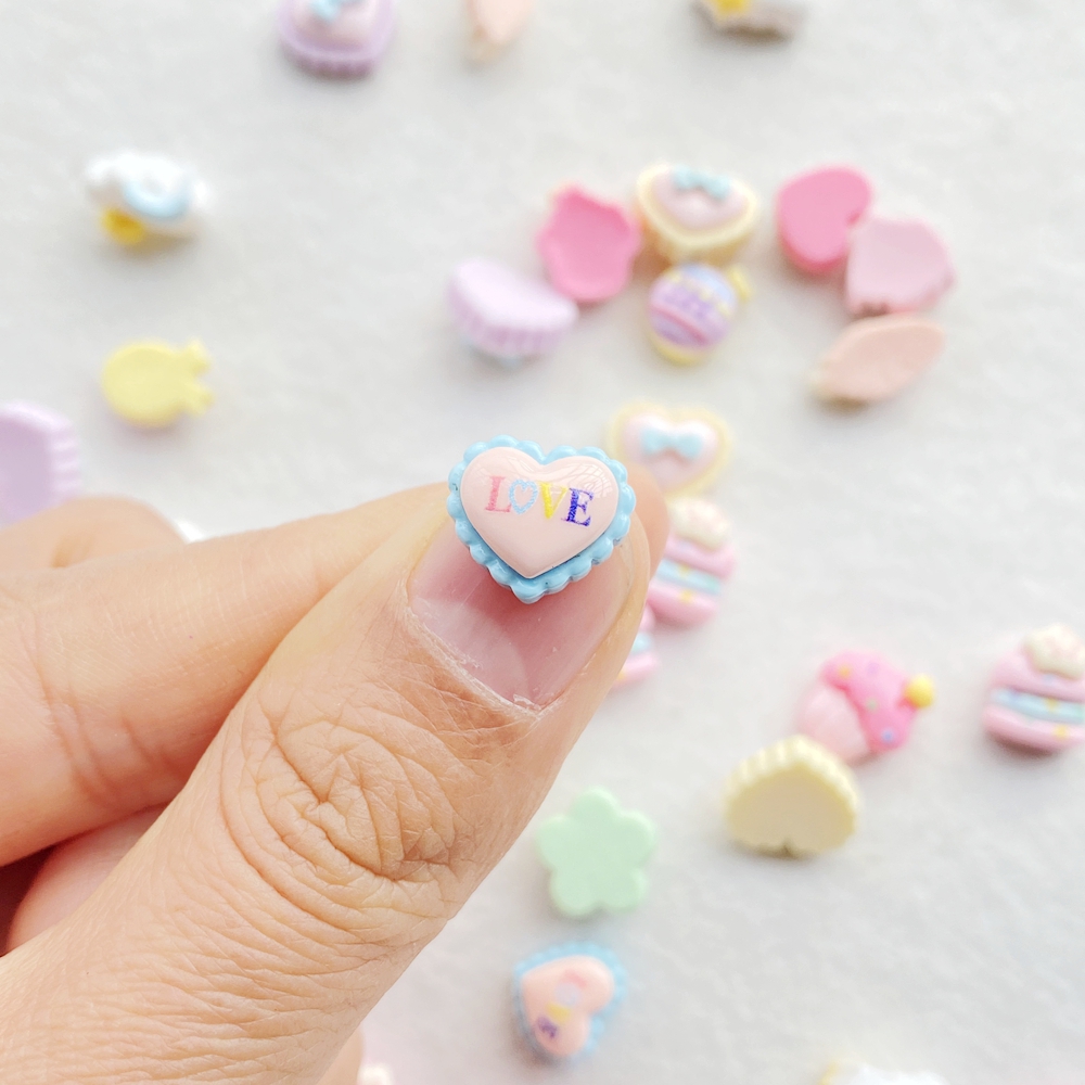 30 buah Resin warna-warni 3D k - Art Craft Ice Cream ulasan dan harga