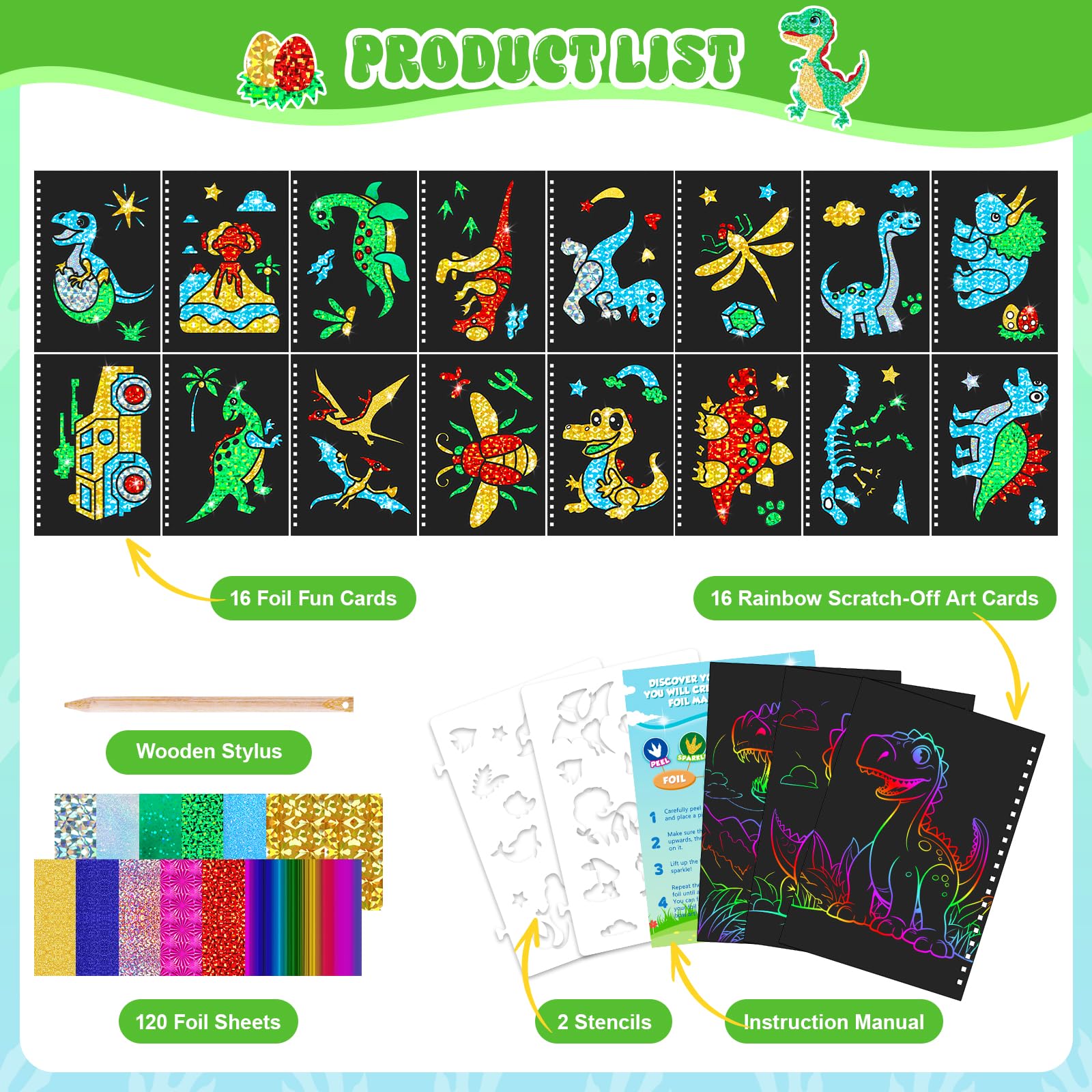 Buku Seni Goresan Dinosaurus u - Art Craft Dinosaurs ulasan dan harga