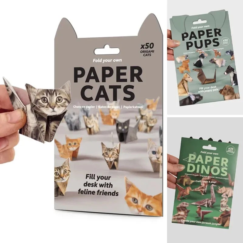 Kertas Origami DIY Kreatif 50  - Art Craft Dinosaurs ulasan dan harga
