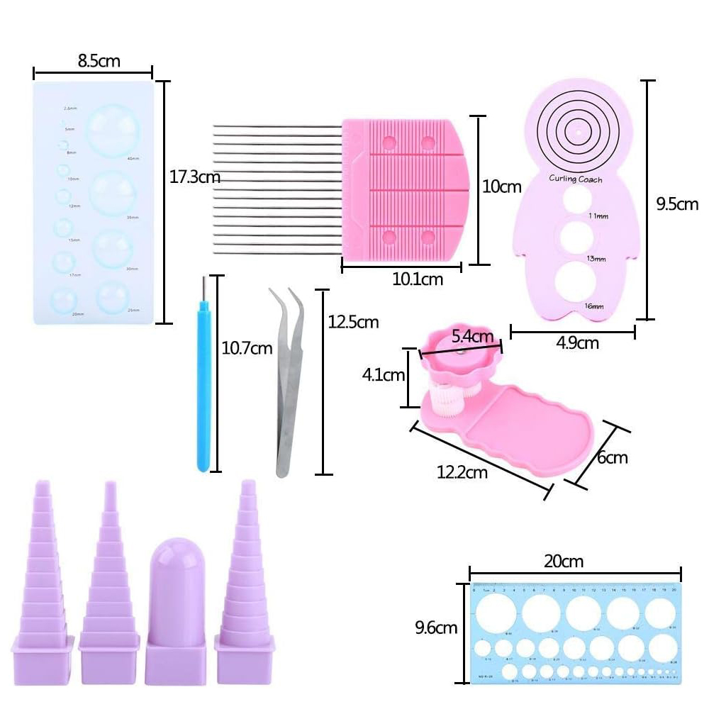 13/19 buah strip kertas alat Q - Quilling Paper Strips ulasan dan harga