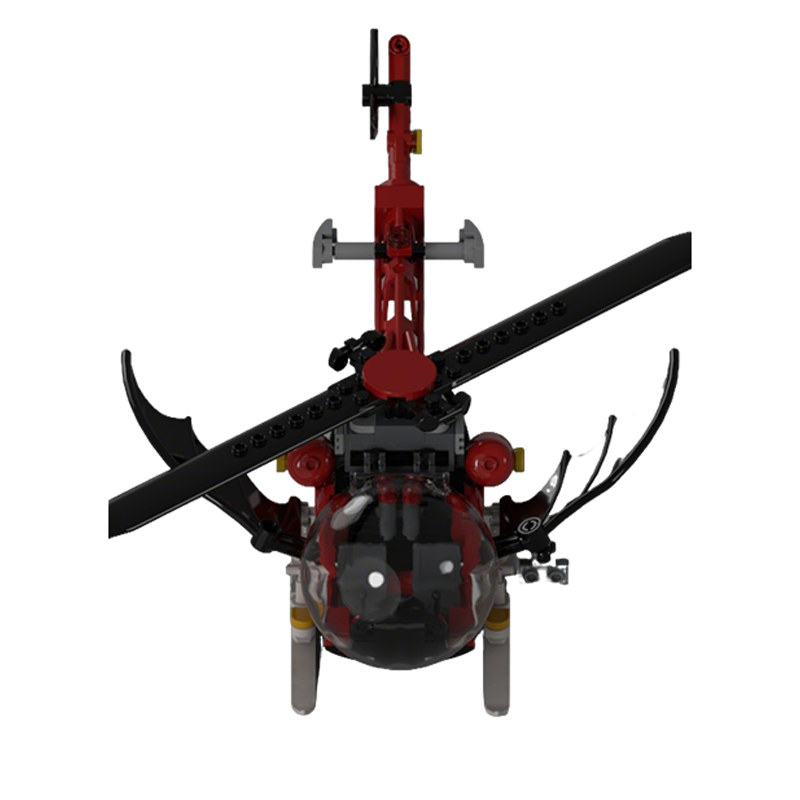 258pcs MOC 66 Batcopter Super  - Art Craft Building ulasan dan harga