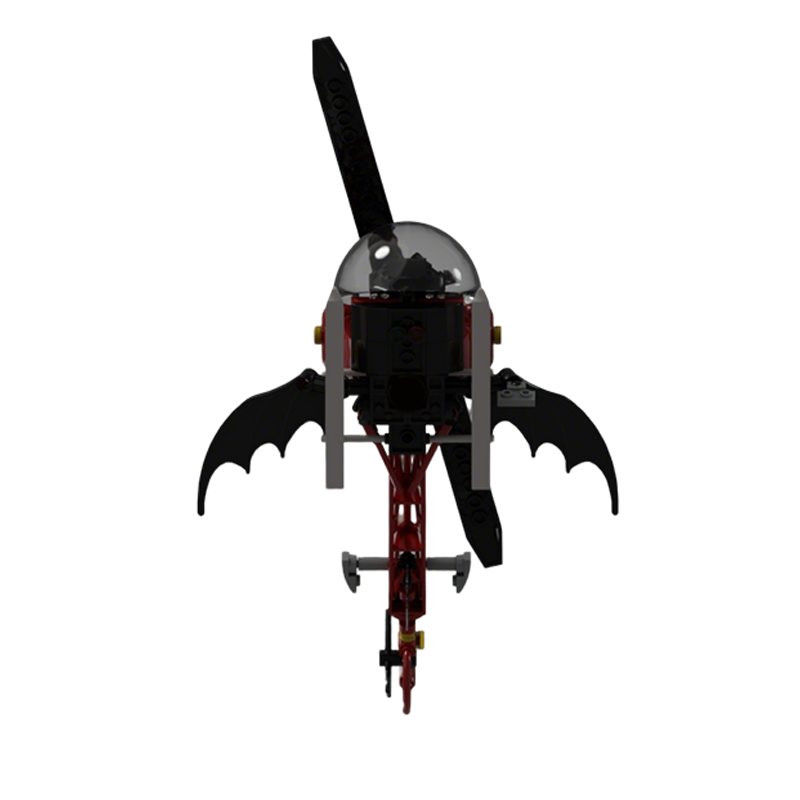258pcs MOC 66 Batcopter Super  - Art Craft Building ulasan dan harga