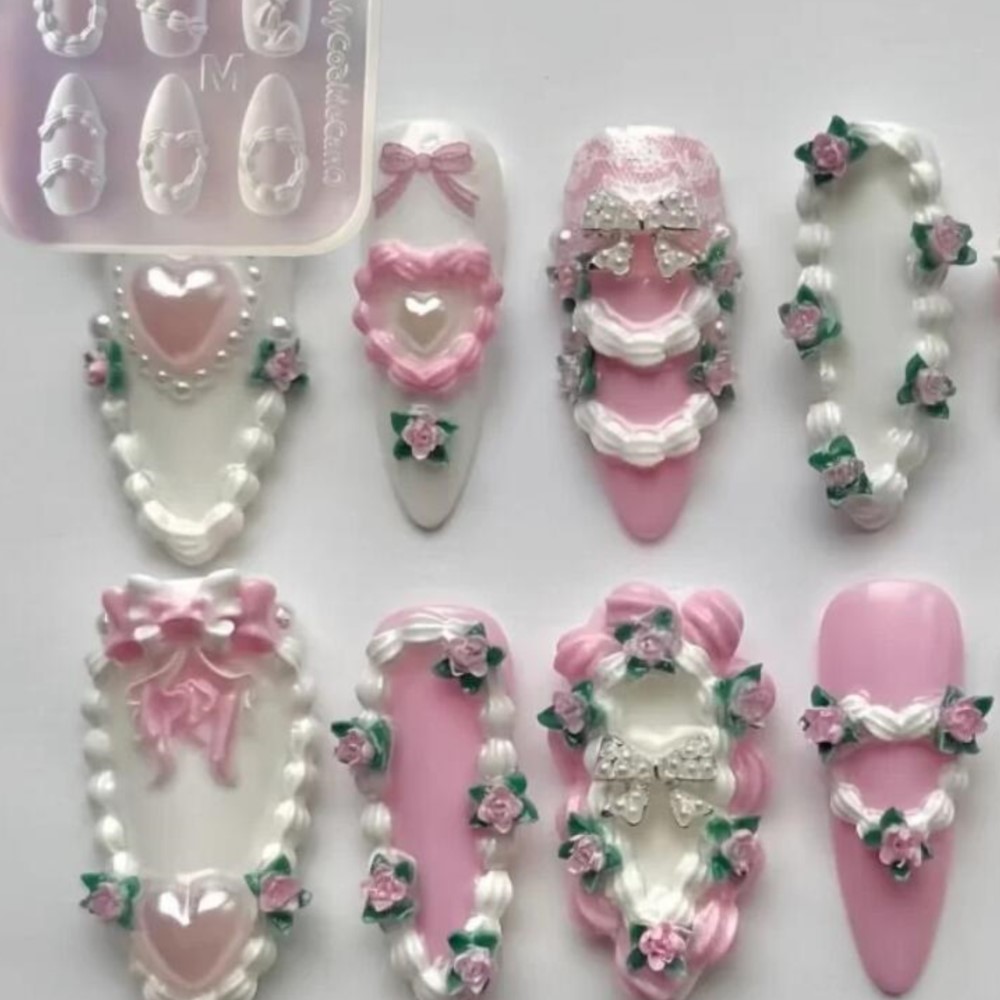 1pc Cetakan Silikon 3D untuk S - Art Craft Template ulasan dan harga