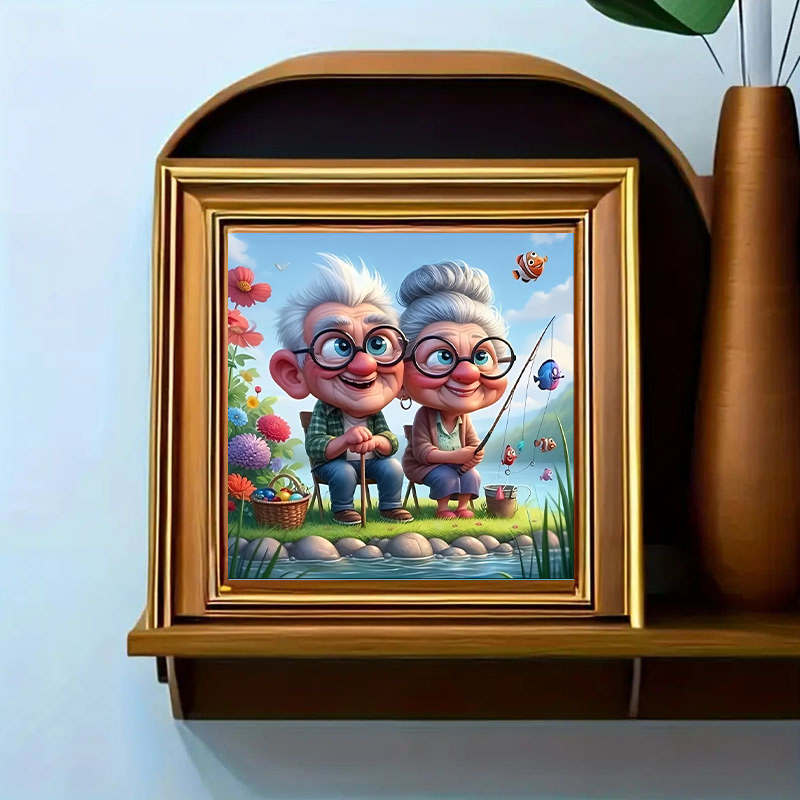 Set Lukisan Berlian Nenek-Nene - Art Craft Website ulasan dan harga