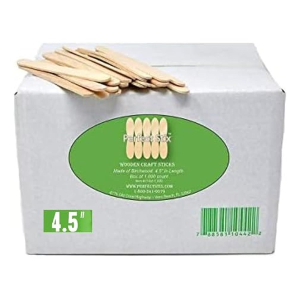210 Pcs Stik Es Krim Kayu Alam - Art Craft Ice Cream ulasan dan harga