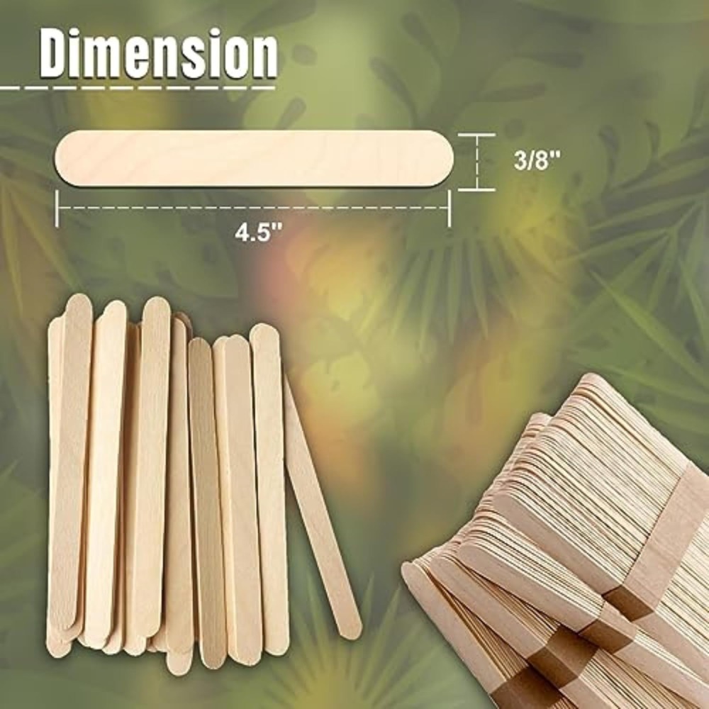 210 Pcs Stik Es Krim Kayu Alam - Art Craft Ice Cream ulasan dan harga