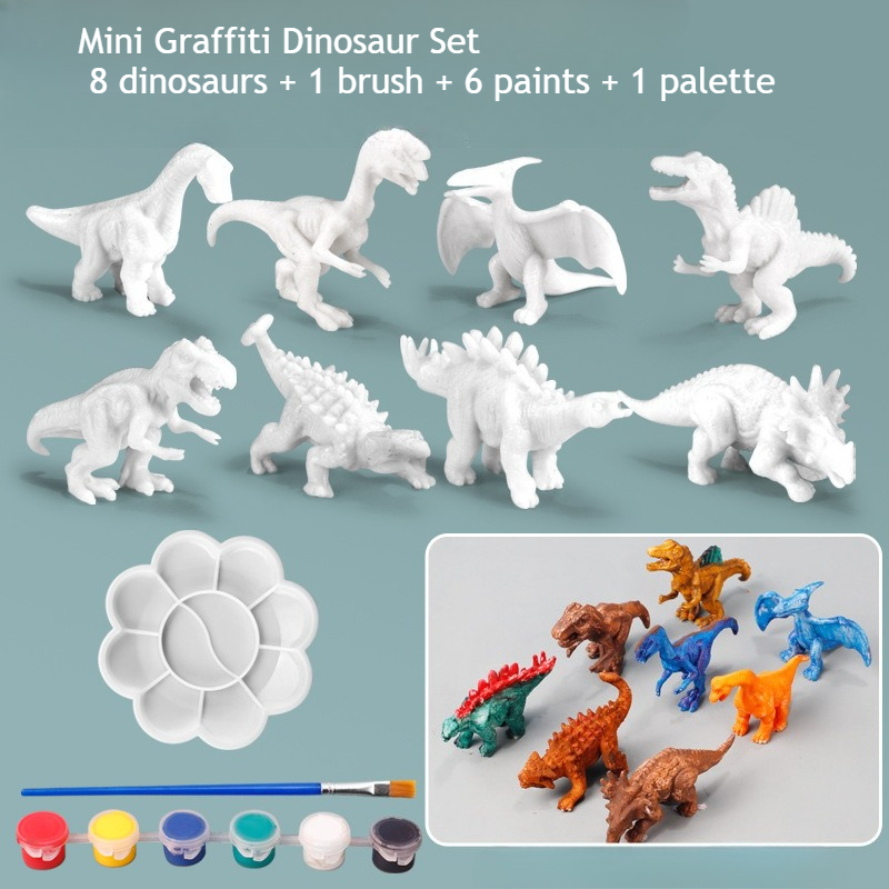 Kit Lukis Dinosaurus Anda Send - Art Craft Dinosaurs ulasan dan harga