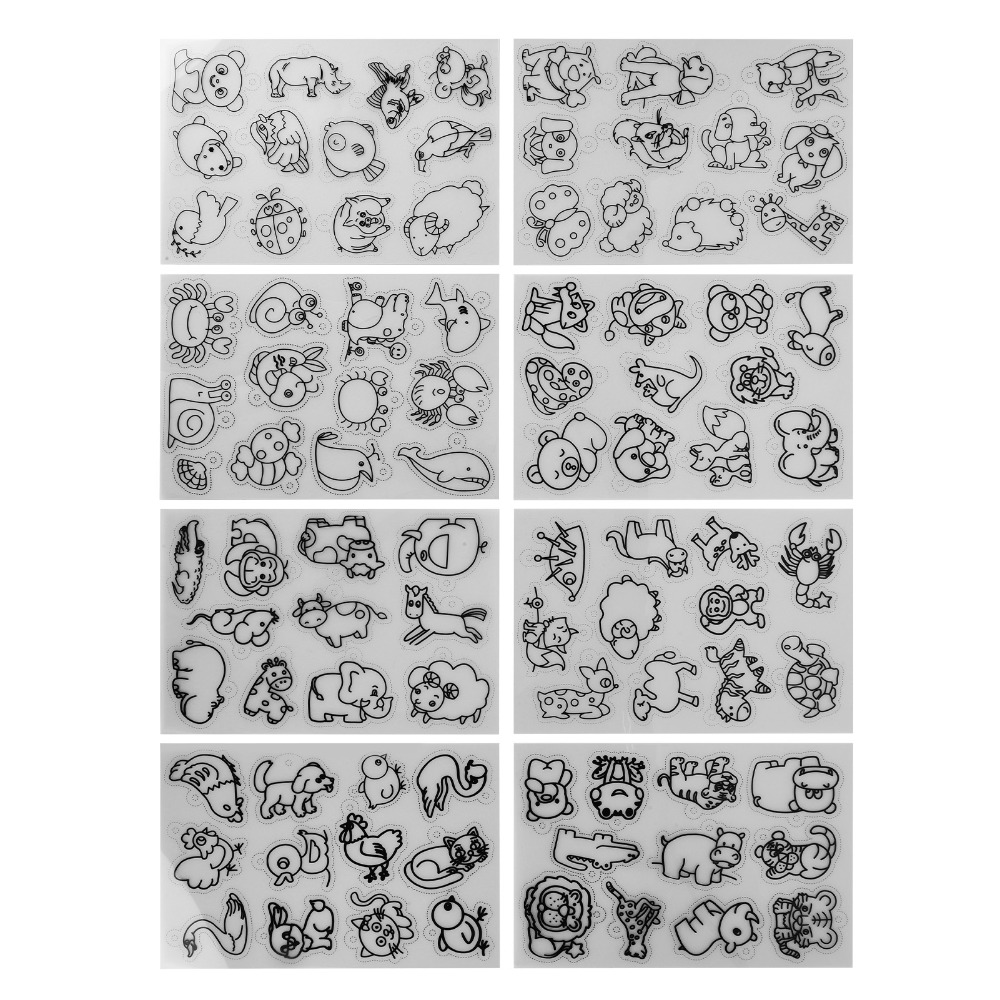 8 PCS Lembar Plastik Susut Pan - Craft And Art Difference ulasan dan harga