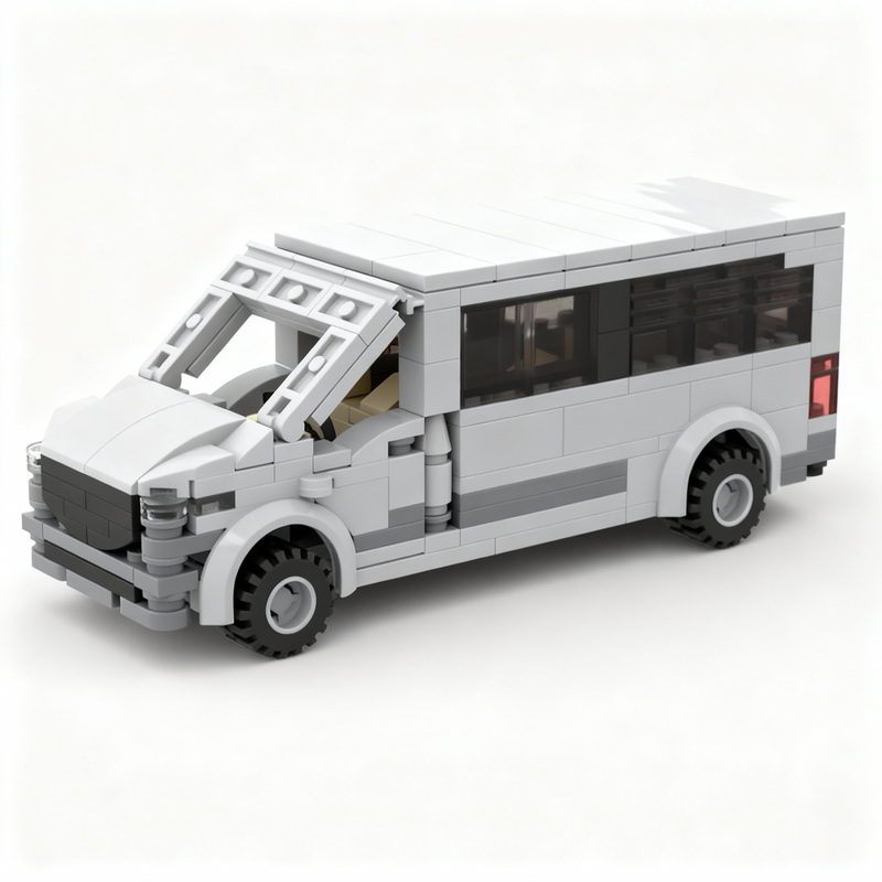 539pcs MOC Mercedesss Sprinter - Art Craft Building ulasan dan harga