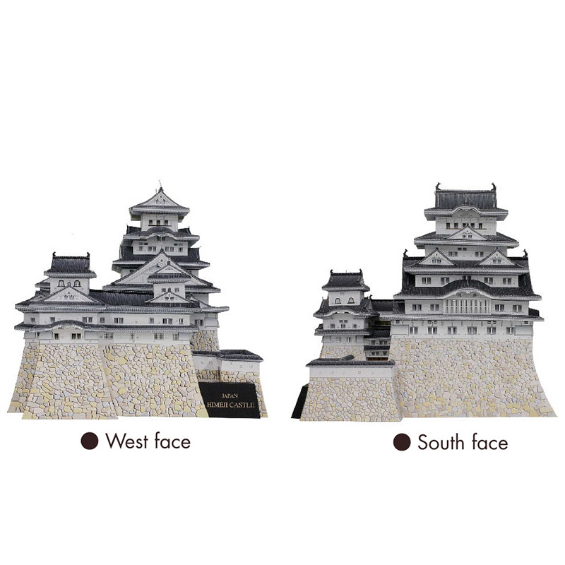 Jepang Himeji Kastil 3D Kertas - Art Craft Building ulasan dan harga