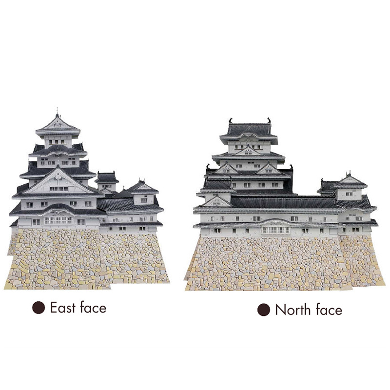 Jepang Himeji Kastil 3D Kertas - Art Craft Building ulasan dan harga