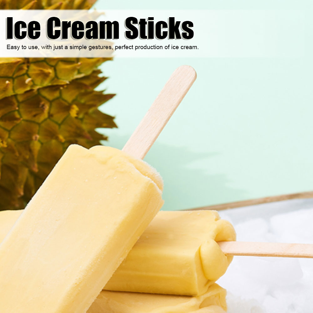 400PCS Stik Es Krim Kayu Stik  - Art Craft Ice Cream ulasan dan harga