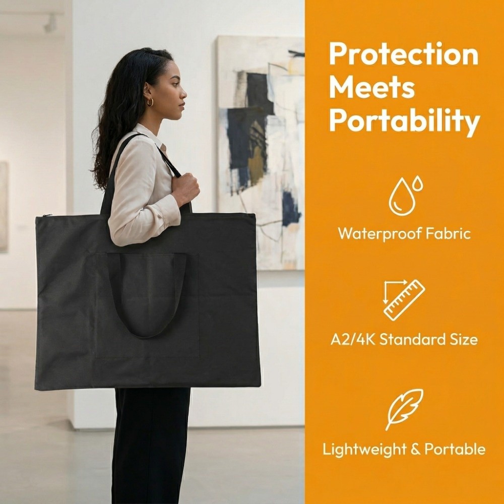 Tas Portofolio Seni Kanvas Oxf - Art Portfolio Bag ulasan dan harga