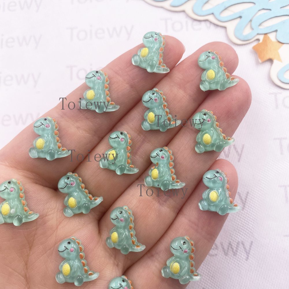 50pcs Resin Campuran Warna-war - Art Craft Dinosaurs ulasan dan harga