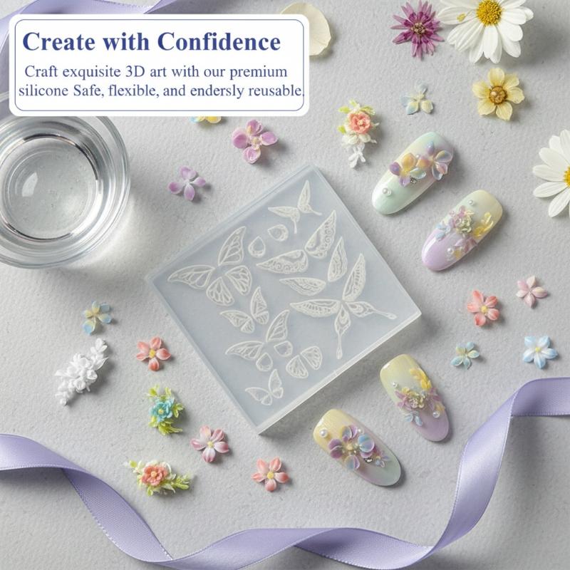 1 Buah Cetakan Seni Kuku Silik - Art Craft Template ulasan dan harga