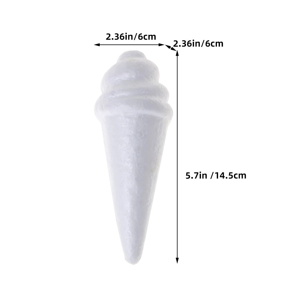 8Pcs Model Busa Es Krim Belum  - Art Craft Ice Cream ulasan dan harga