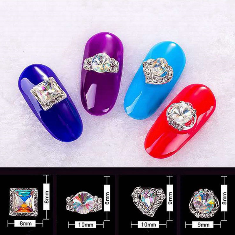 10 Buah 3D Kristal AB Warna Be - Craft And Art Difference ulasan dan harga
