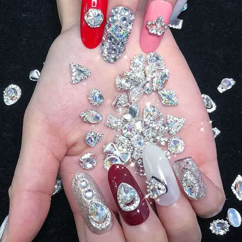 10 Buah 3D Kristal AB Warna Be - Craft And Art Difference ulasan dan harga