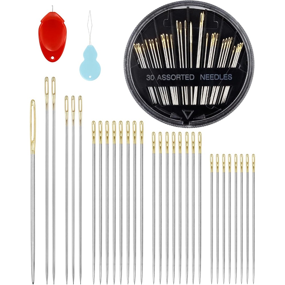 Set Jarum Jahit Tangan Baja 30 - Art Craft Kit ulasan dan harga