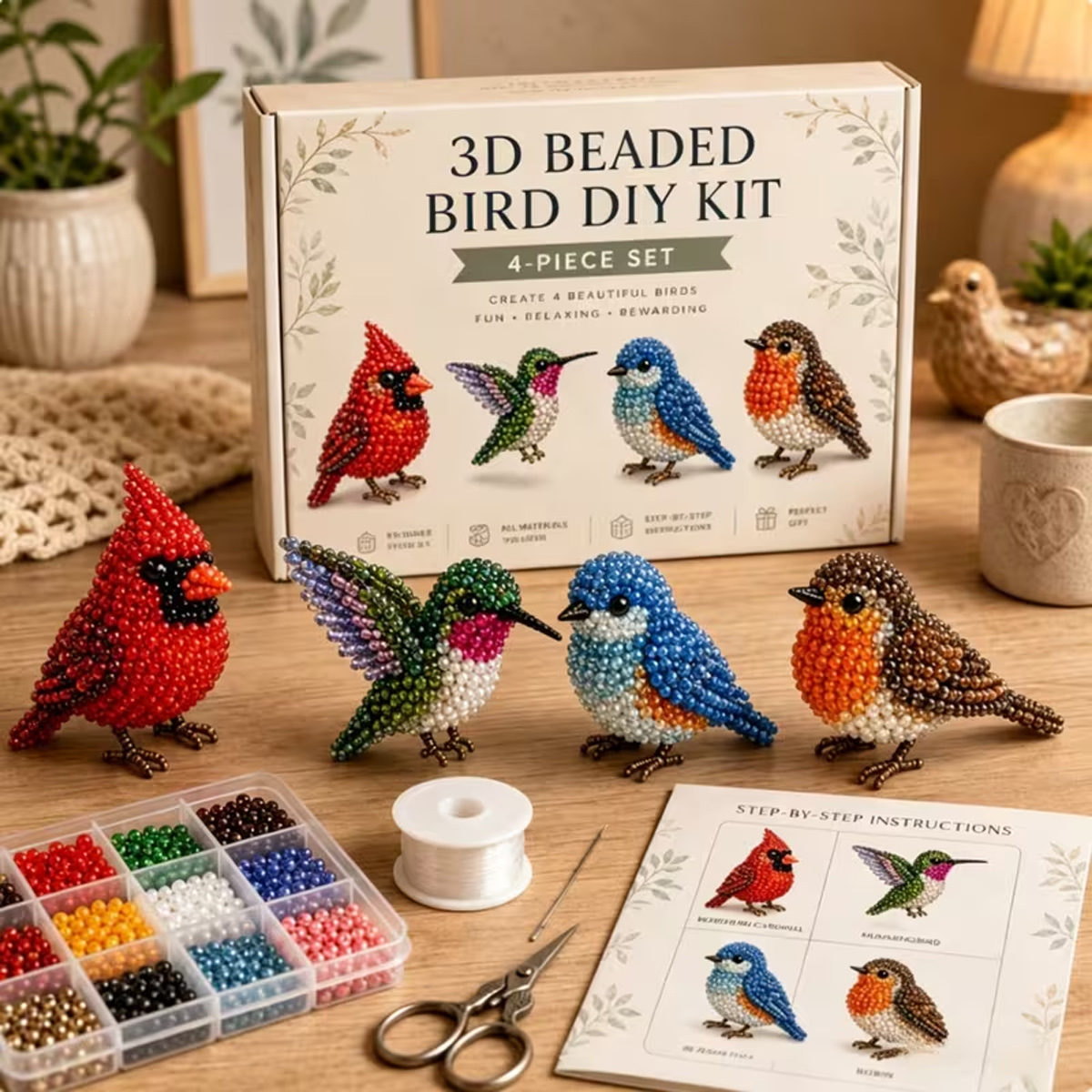Kit DIY Hewan 3D Mini Berbahan - Art Craft Website ulasan dan harga
