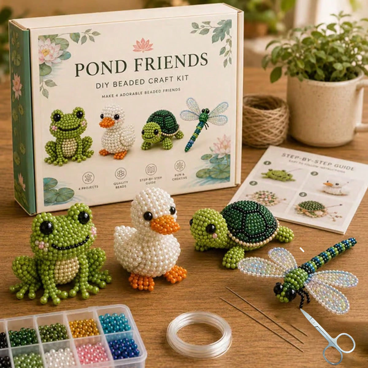 Kit DIY Hewan 3D Mini Berbahan - Art Craft Website ulasan dan harga