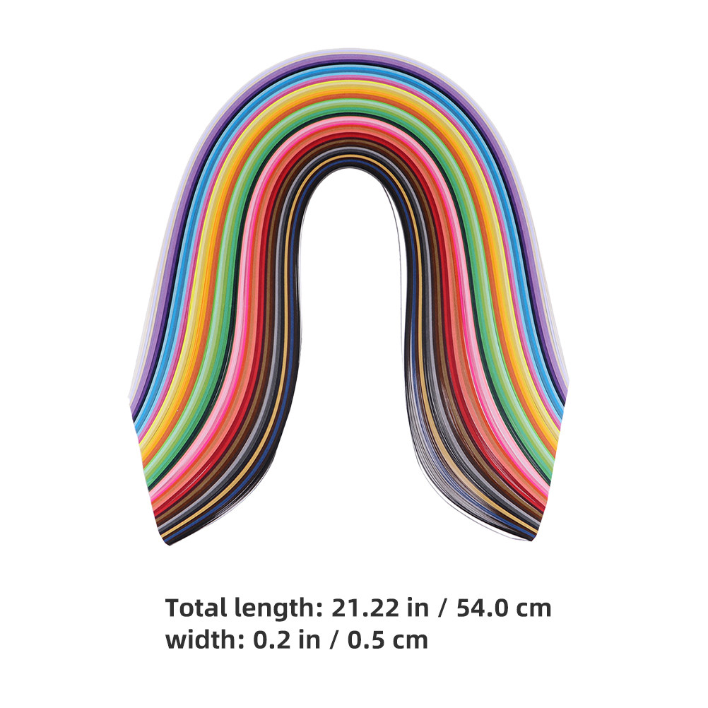 1000 Buah Strip Kertas Quillin - Quilling Paper Strips ulasan dan harga